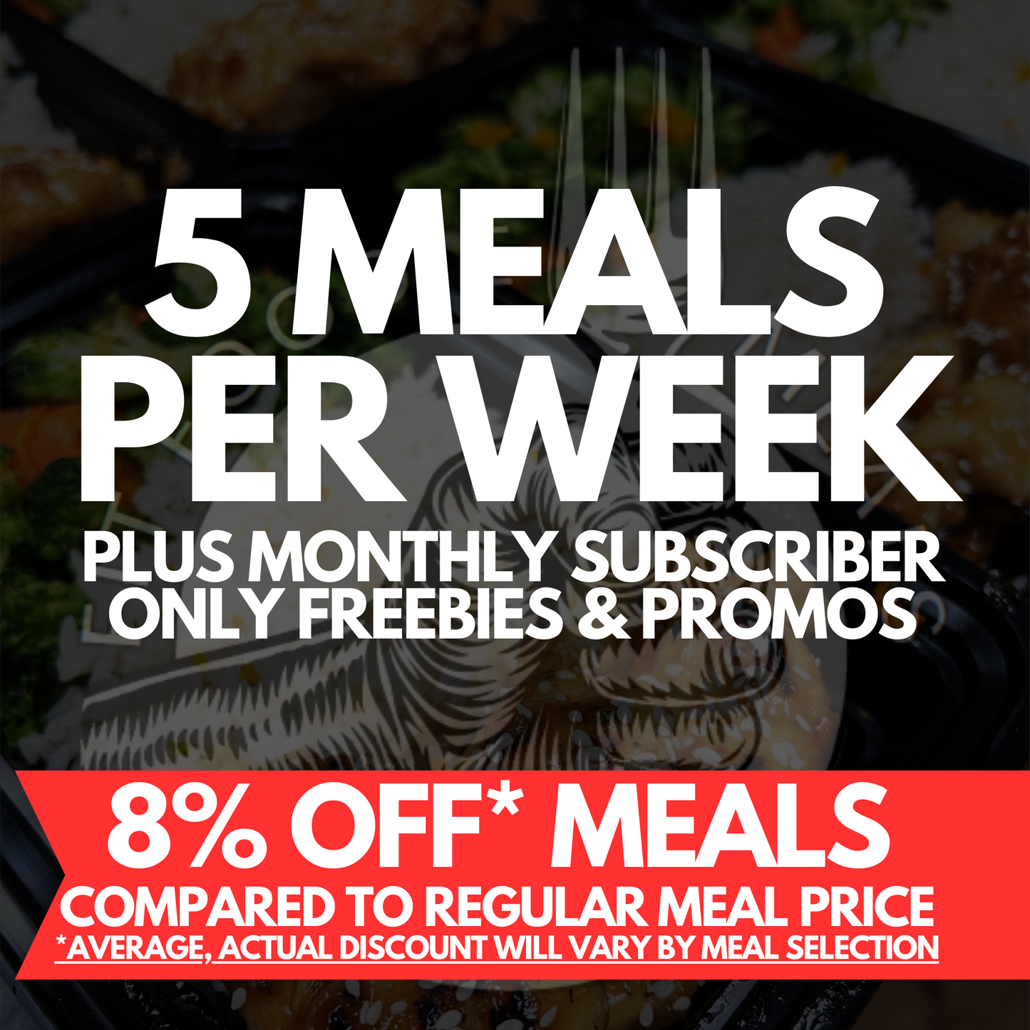 5 Meal Subscription (Billed Weekly)