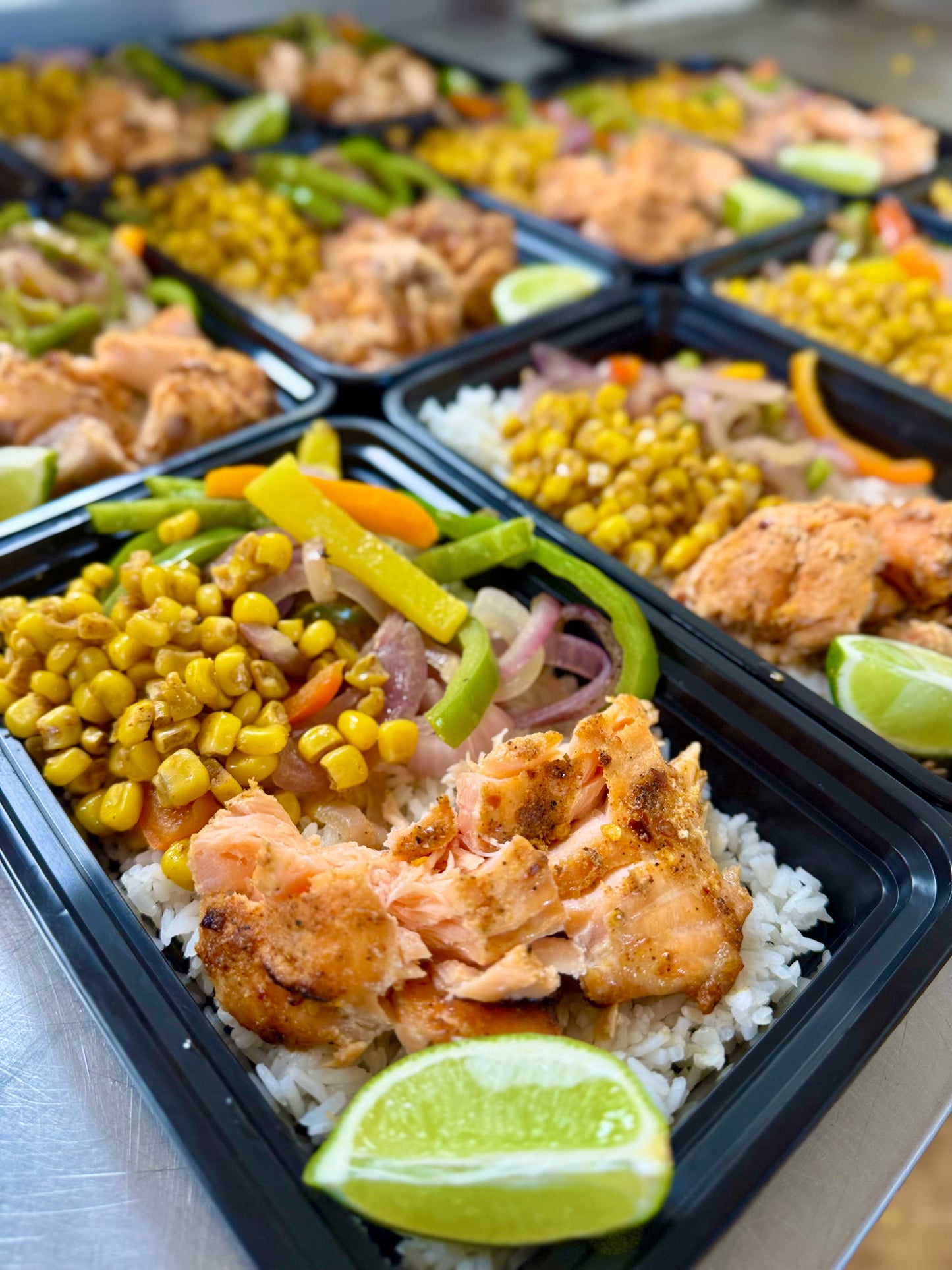 Chili Lime Salmon Bowl