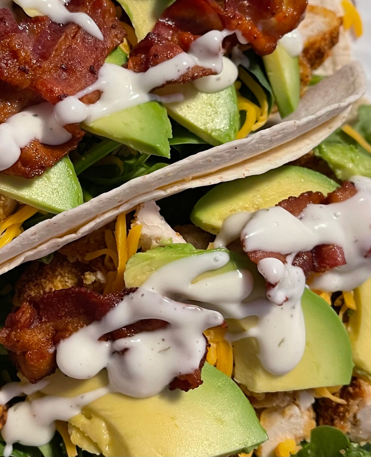 Chicken, Bacon, Avocado Ranch Wrap