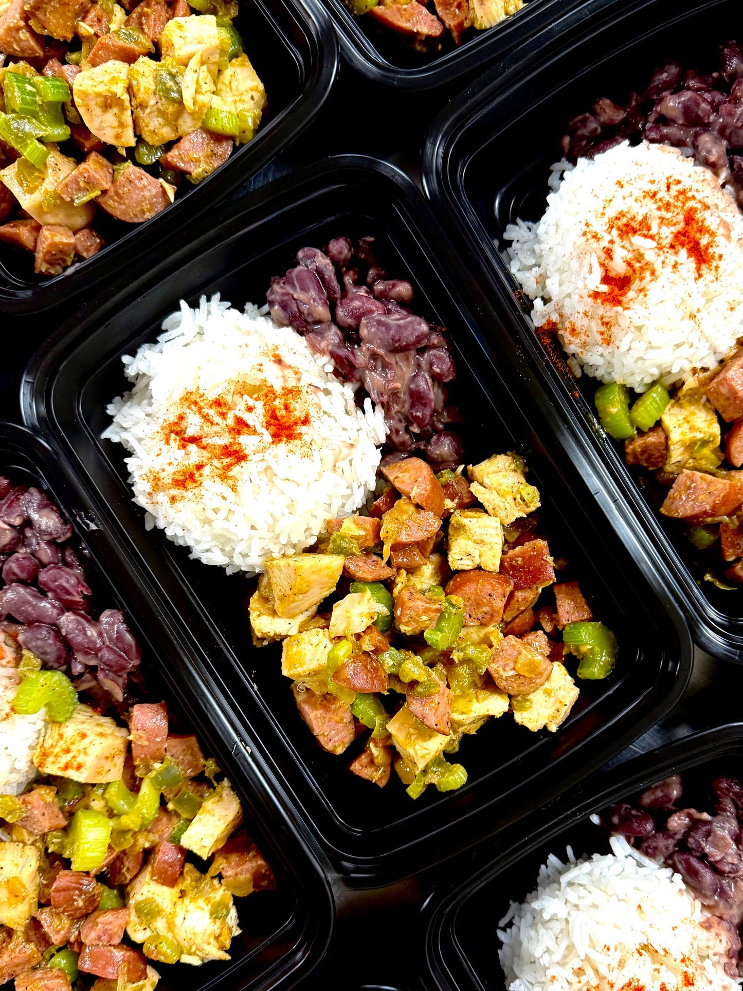 Cajun Sausage & Chicken w/Red Beans & Rice