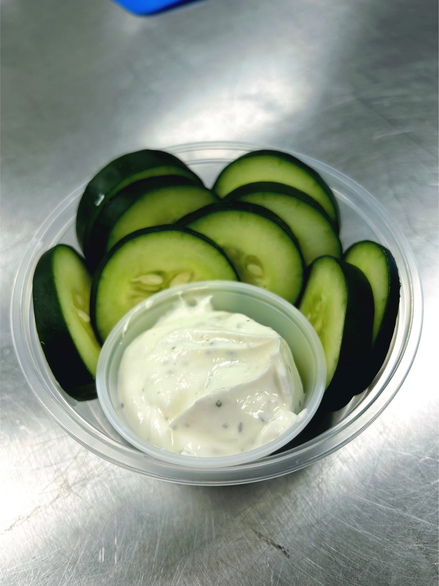 Cucumber Slices & Protein Ranch (8oz)