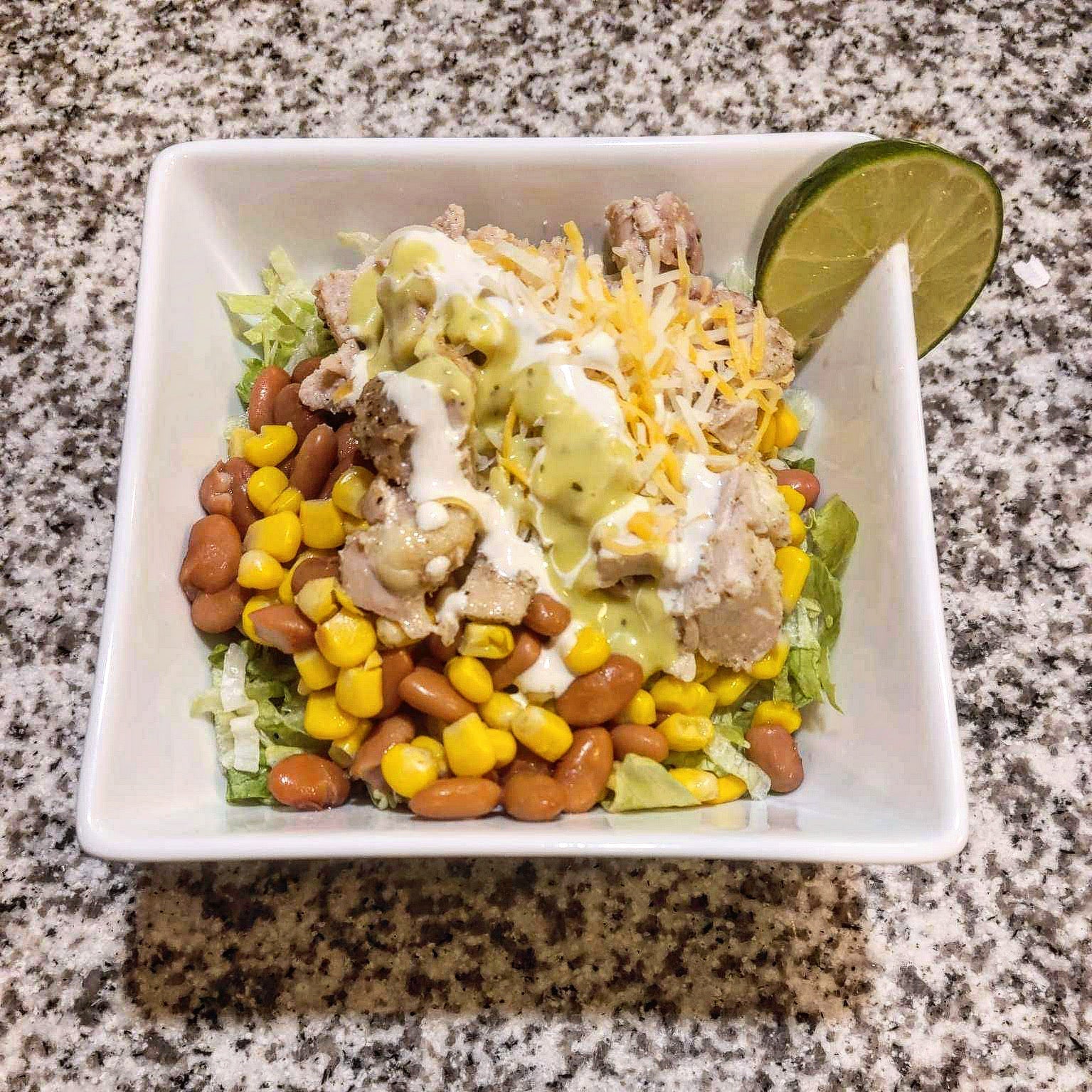Taco Salad Bowl, Tasty Weight Loss Meal from Fit Foodie Meals