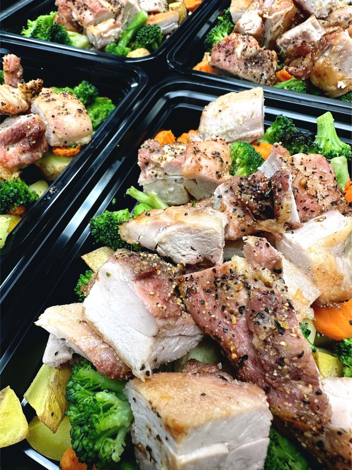 Tony's Lemon Chicken, Veggies & Potatoes meal prep | Fit Foodie Meals San Antonio